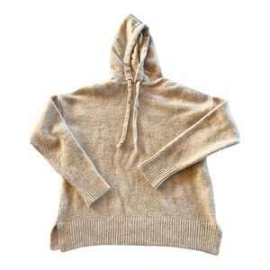 New Look Cozy Soft Beige Tan Women's Hoodie Beach Sweater L